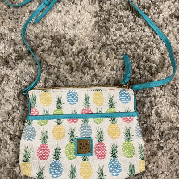 Dooney and Burke Handbags - Cross Body Dooney and Burkey Pineapple Purse